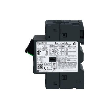 Interruptor de Motor Termomagnético GV2 Ajustable de 24A a 32A, 690 VCA, 3 Polos, 50 kA Schneider Electric GV2ME32