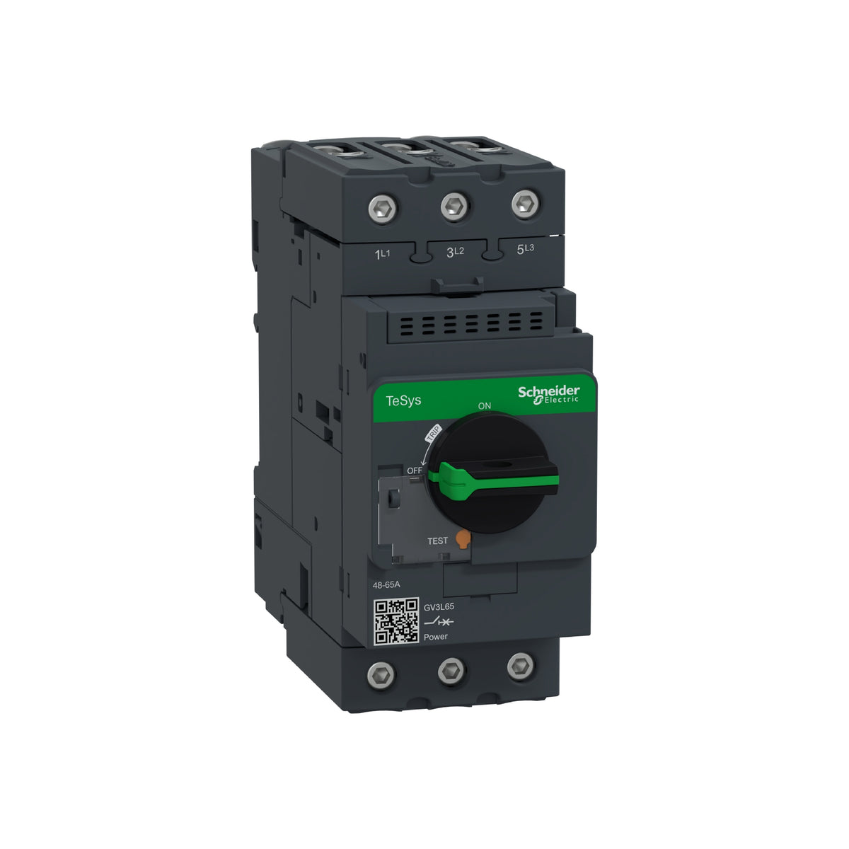 Tesys GV3-Interruptor Magnético-65 A-Conectores Everlink Btr Schneider Electric GV3L65