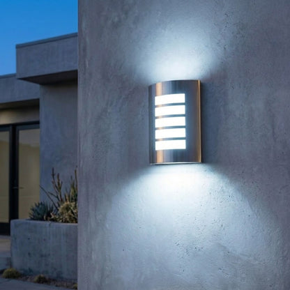 Lámpara de pared exterior E27 Satinado 15W Turin Tecnolite