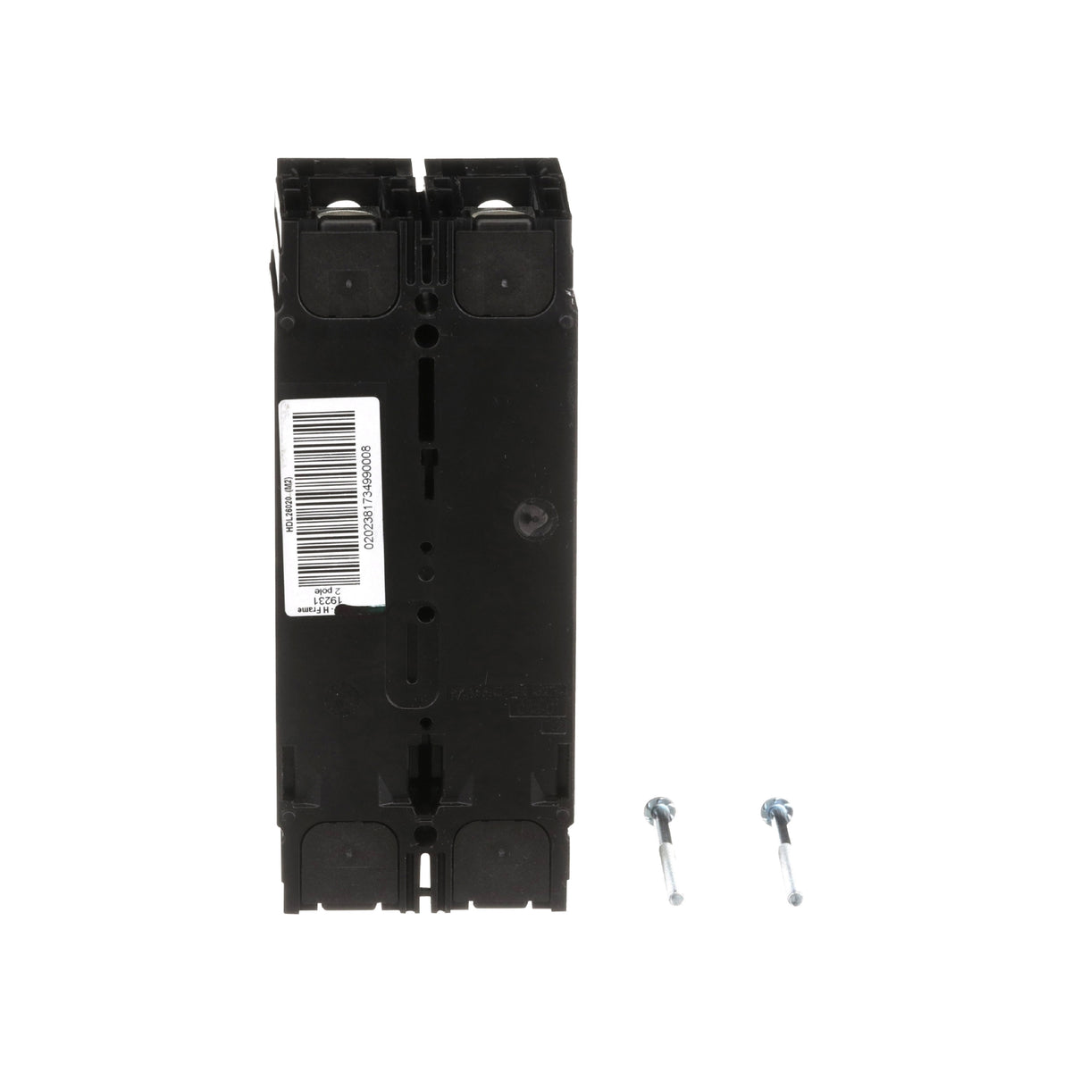 Interruptor termomagnético PowerPacT H, de 20A, 2 polos, 18kA a 600V, I-Line Schneider Electric HDL26020