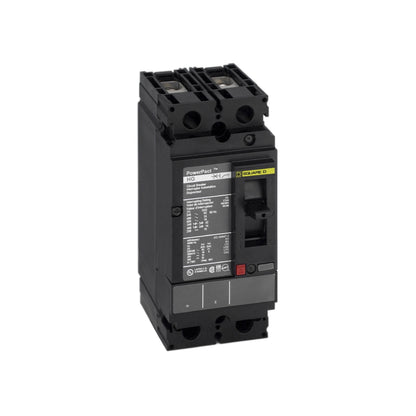 Interruptor termomagnético PowerPacT H, de 60A, 2 polos, 18kA a 600V, I-Line Schneider Electric HDL26060