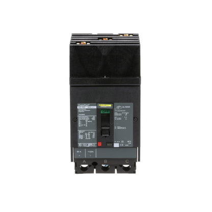 Interruptor termomagnético PowerPacT H, de 60A, 3 polos, 35kA a 600V, I-Line Schneider Electric HGA36060