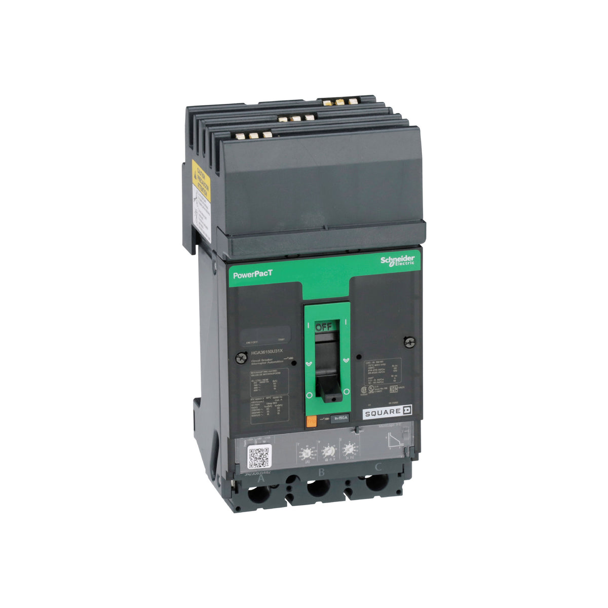H 35 kA @480v 3 P 150A Schneider Electric HGA36150U31X