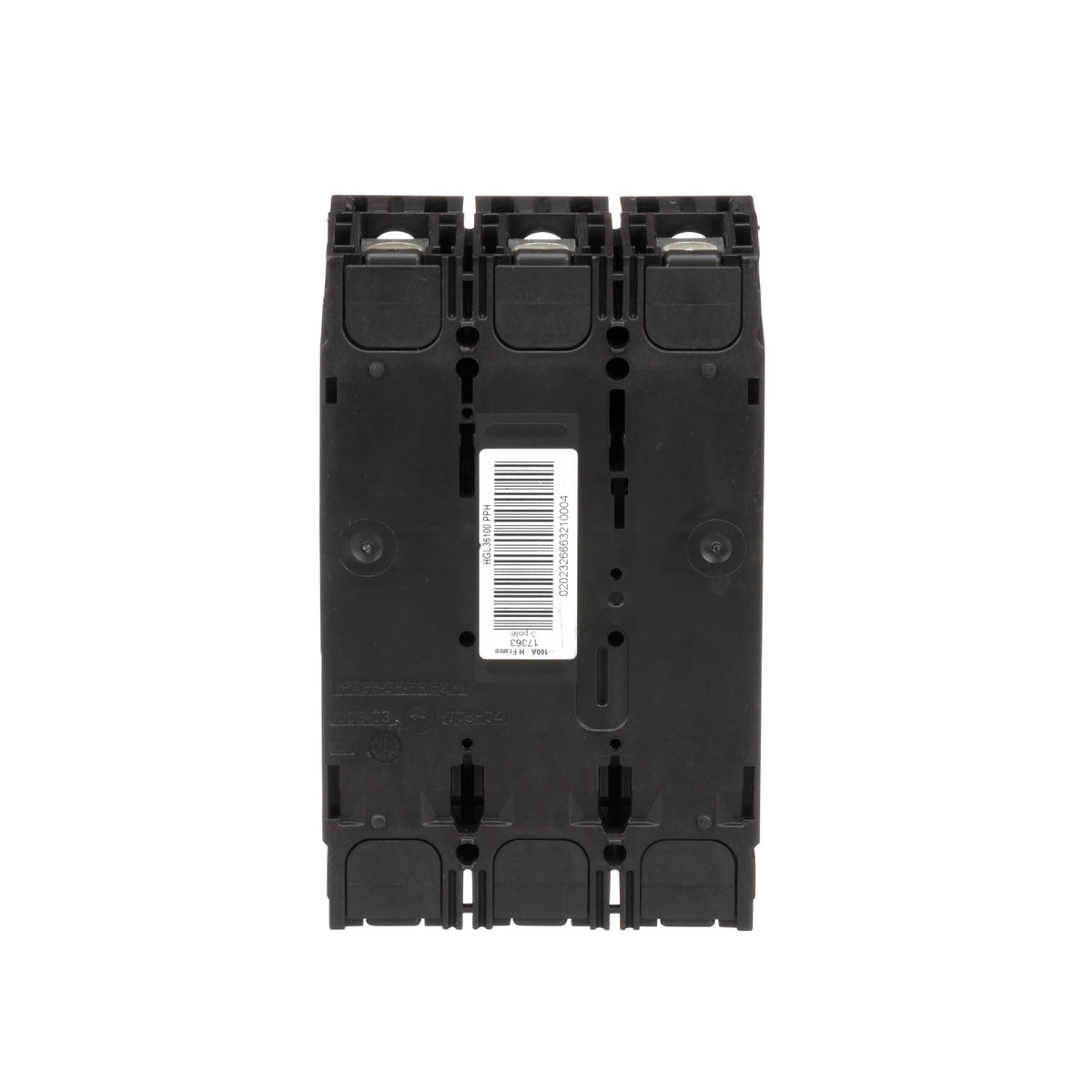 Interruptor termomagnético PowerPacT H, de 100A, 3 polos, 18kA a 600V, I-Line Schneider Electric HGL36100