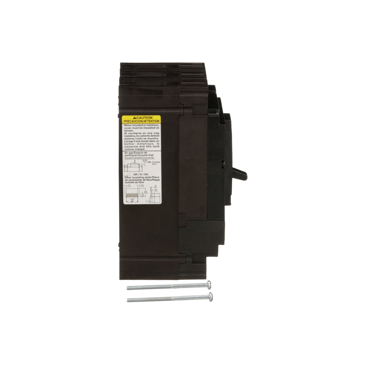Interruptor termomagnético PowerPacT H, de 125A, 3 polos, 35kA a 600V, I-Line Schneider Electric HGL36125