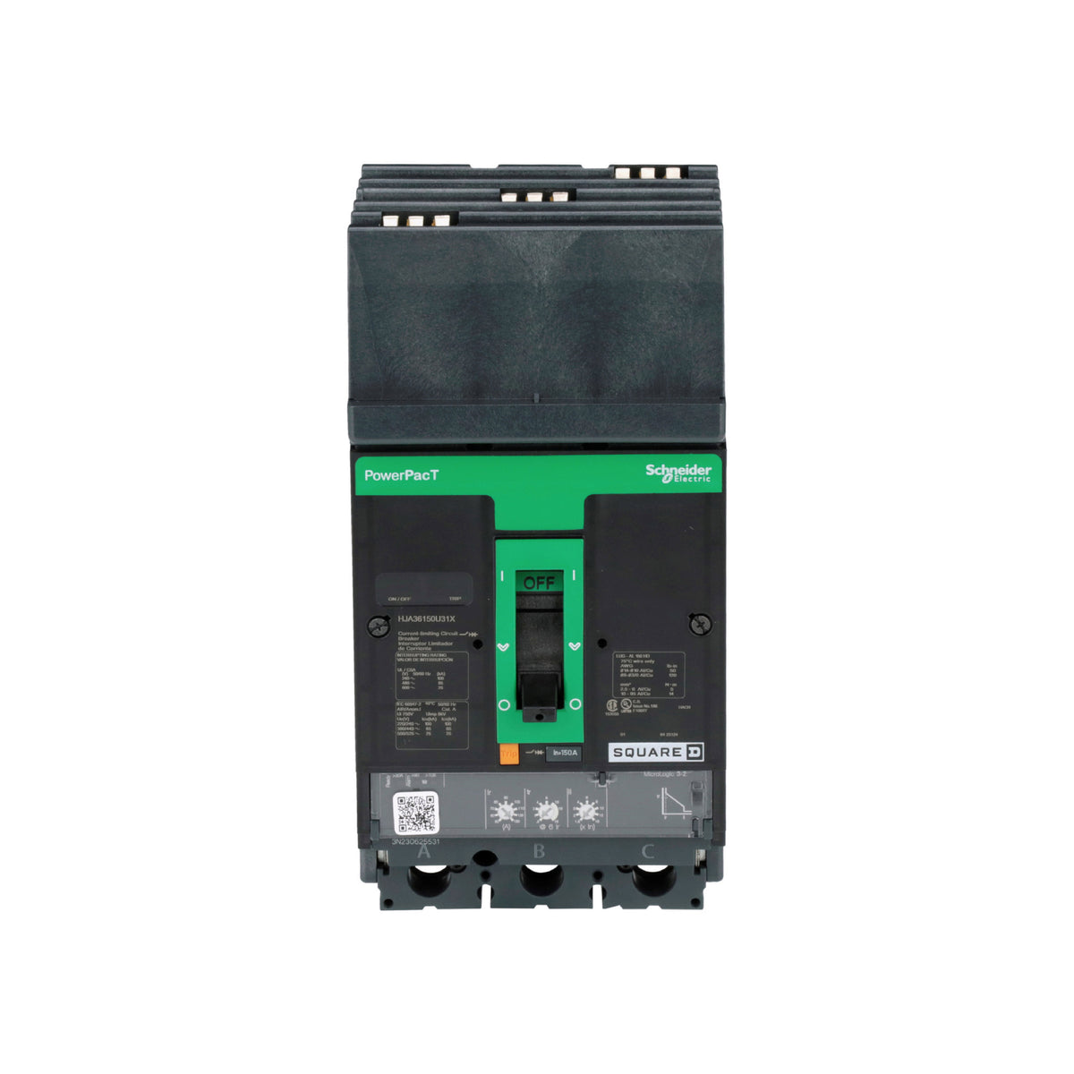H 65 kA @480v 3 P 150A Schneider Electric HJA36150U31X