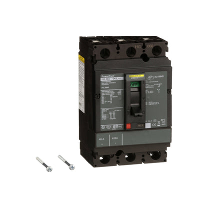 Interruptor termomagnético PowerPacT H, de 40A, 3 polos, 65kA a 600V, I-Line Schneider Electric HJL36040