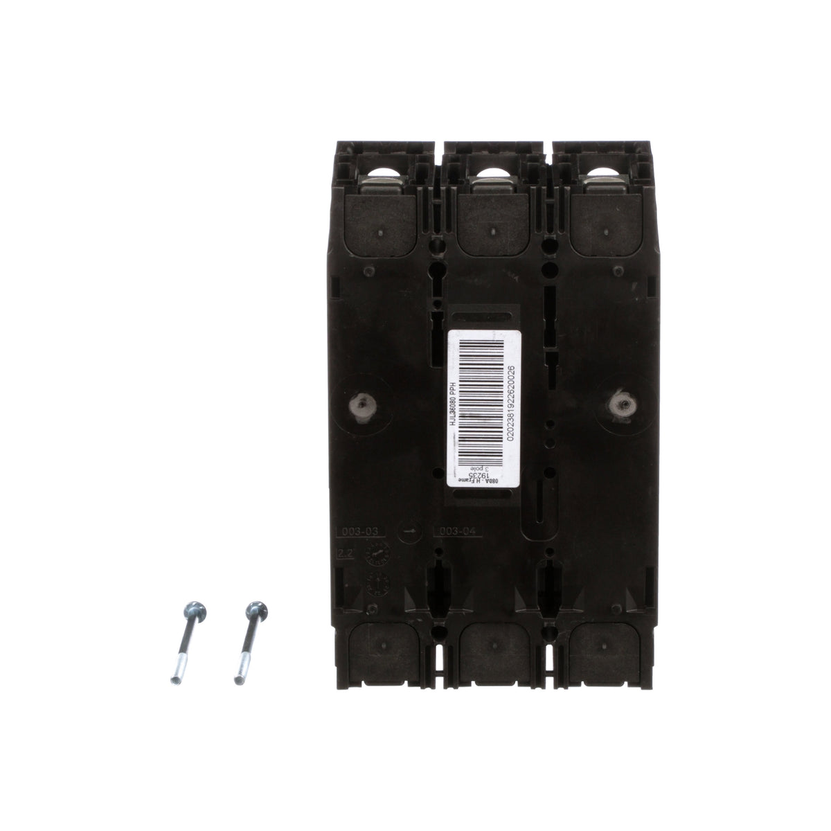 Interruptor termomagnético PowerPacT H, de 80A, 3 polos, 65kA a 600V, I-Line Schneider Electric HJL36080