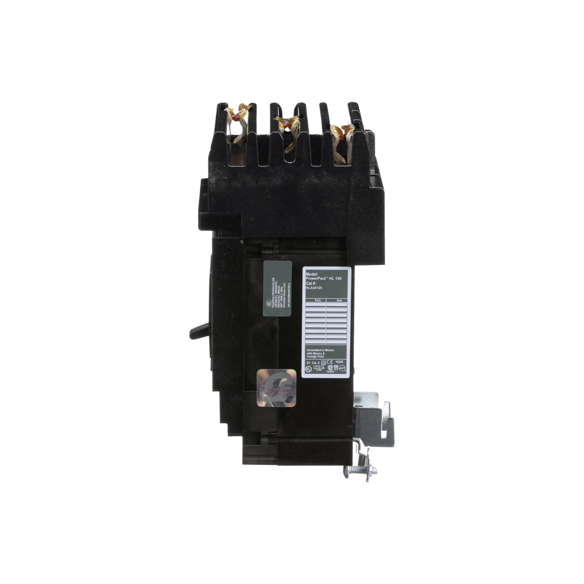 H 100 kA 3 P 600V 125A Schneider Electric HLA36125