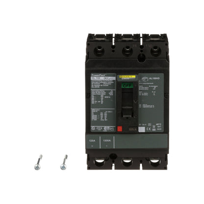 H 100 kA 3 P 600V 125A Schneider Electric HLL36125