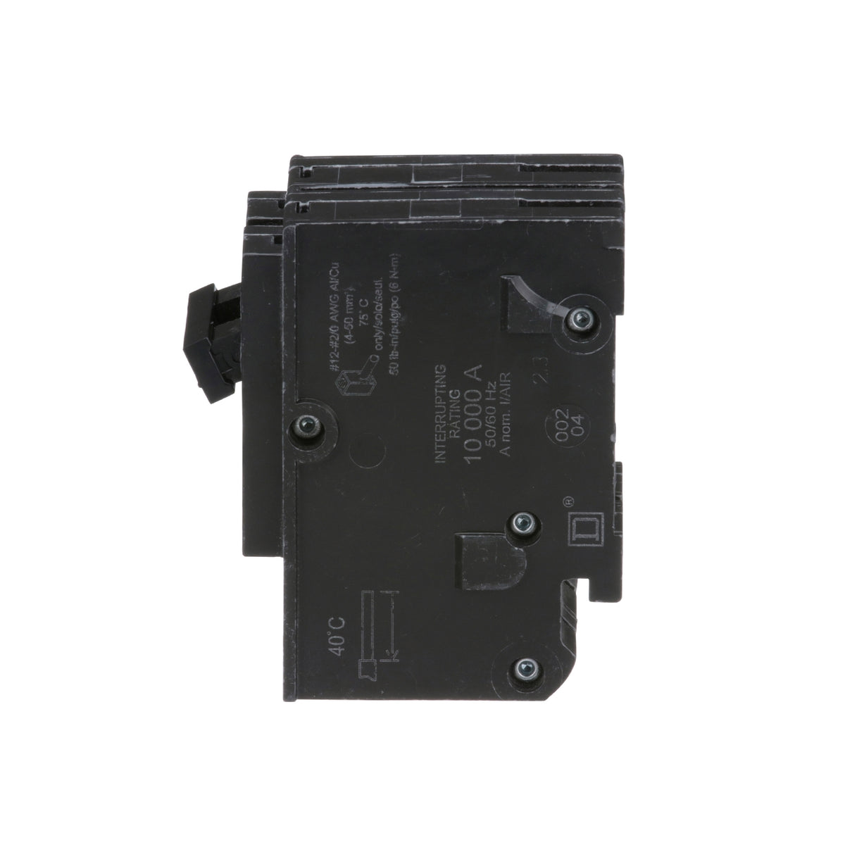 Homeline-Interruptor Miniatura Enchufable 10 kA 2x100 A Schneider Electric HOM2100