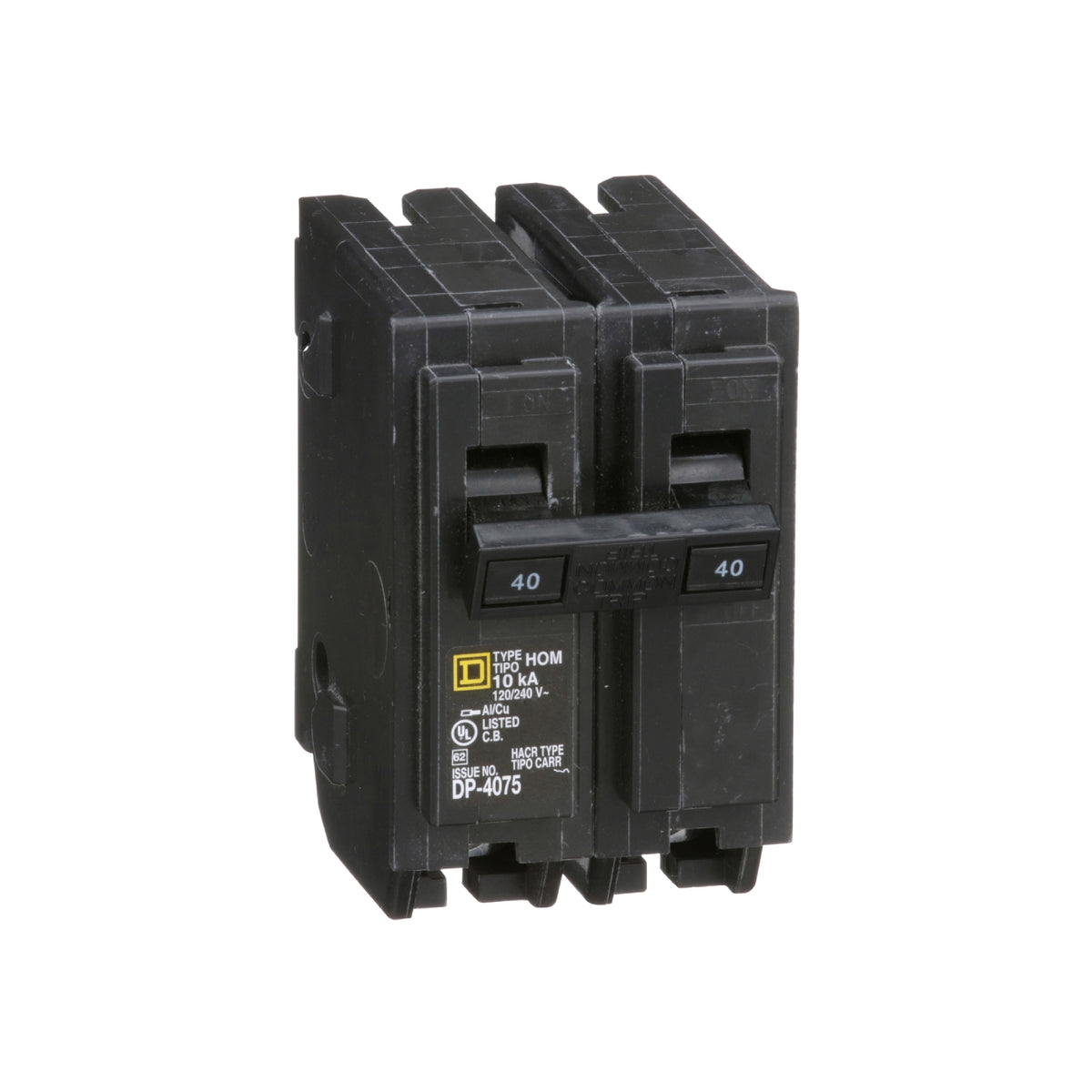 Homeline-Interruptor Miniatura Enchufable 10 kA 2x40 A Schneider Electric HOM240