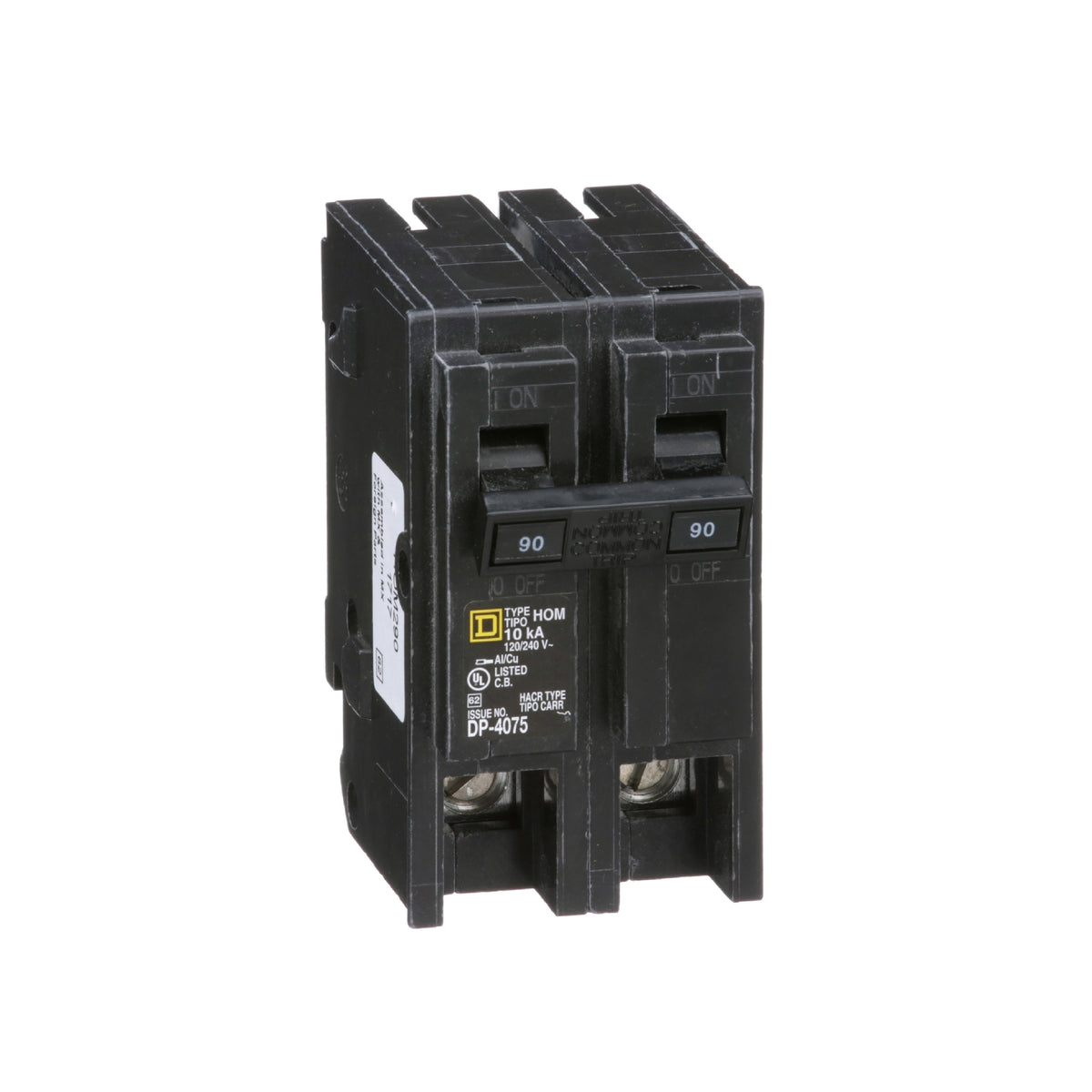 Homeline-Interruptor Miniatura Enchufable 10 kA 2x90 A 120/240V Schneider Electric HOM290