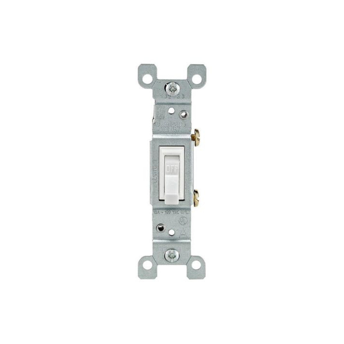 Apagador de Palanca 15A 120V Blanco Leviton