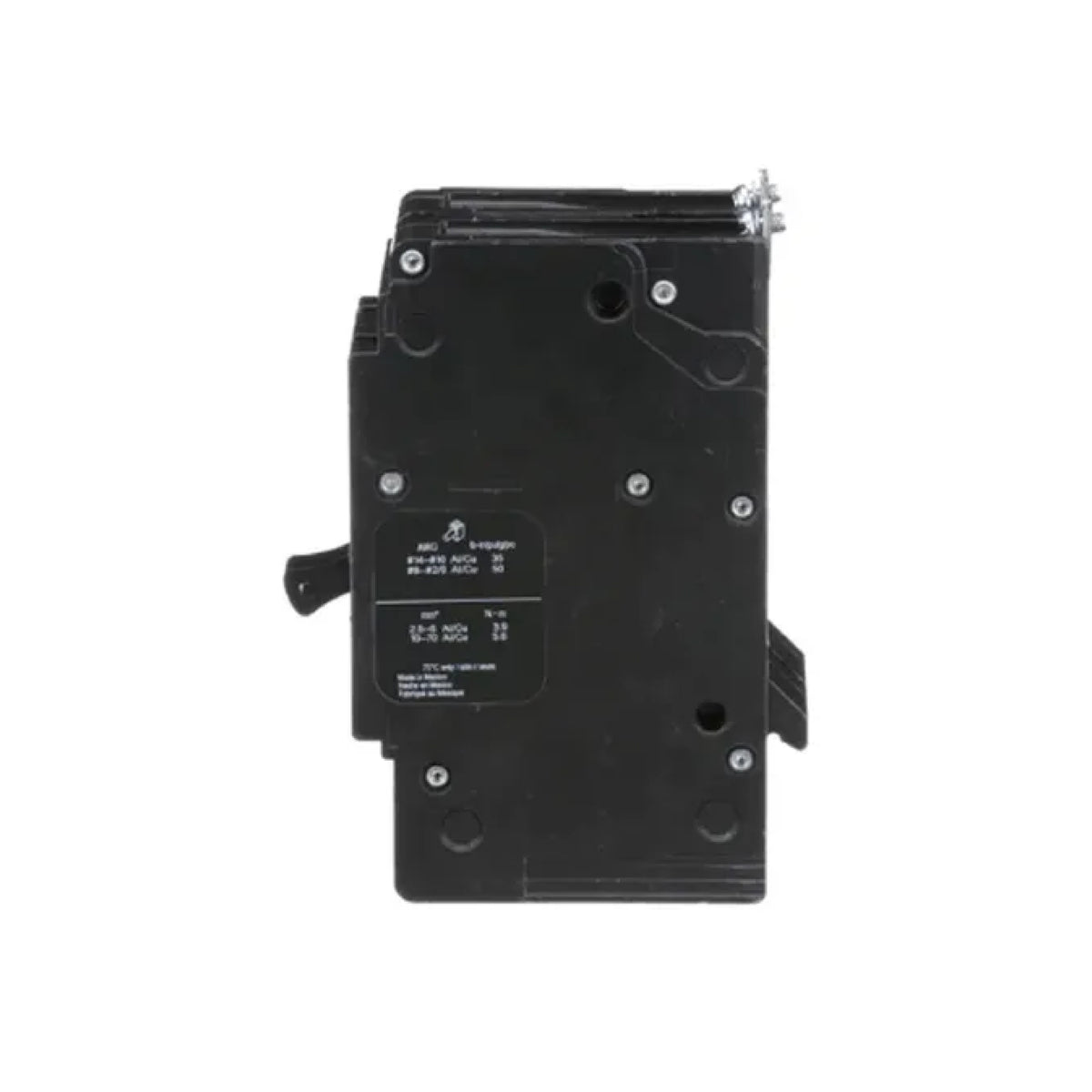 Interruptor Atornillable Marco E 2P 50A 480 Vca 18/25kA Square D Schnieder Electric EDB24050