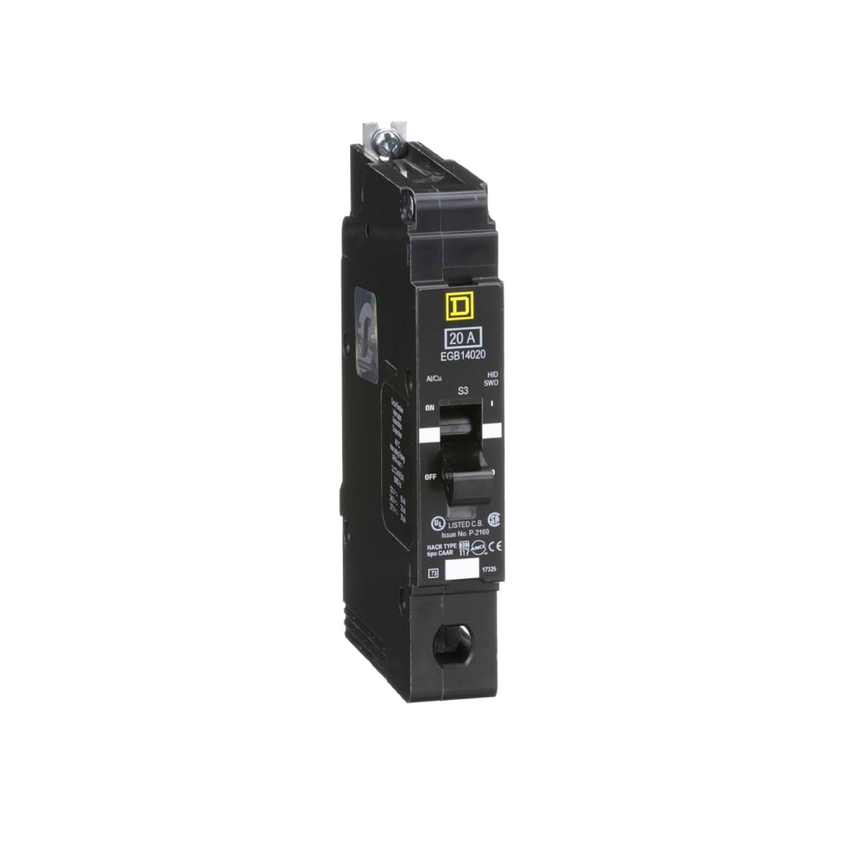 Interruptor Atornillable Marco E 3P 80A 277 Vca 35/65kA Square D Schnieder Electric EGB14020