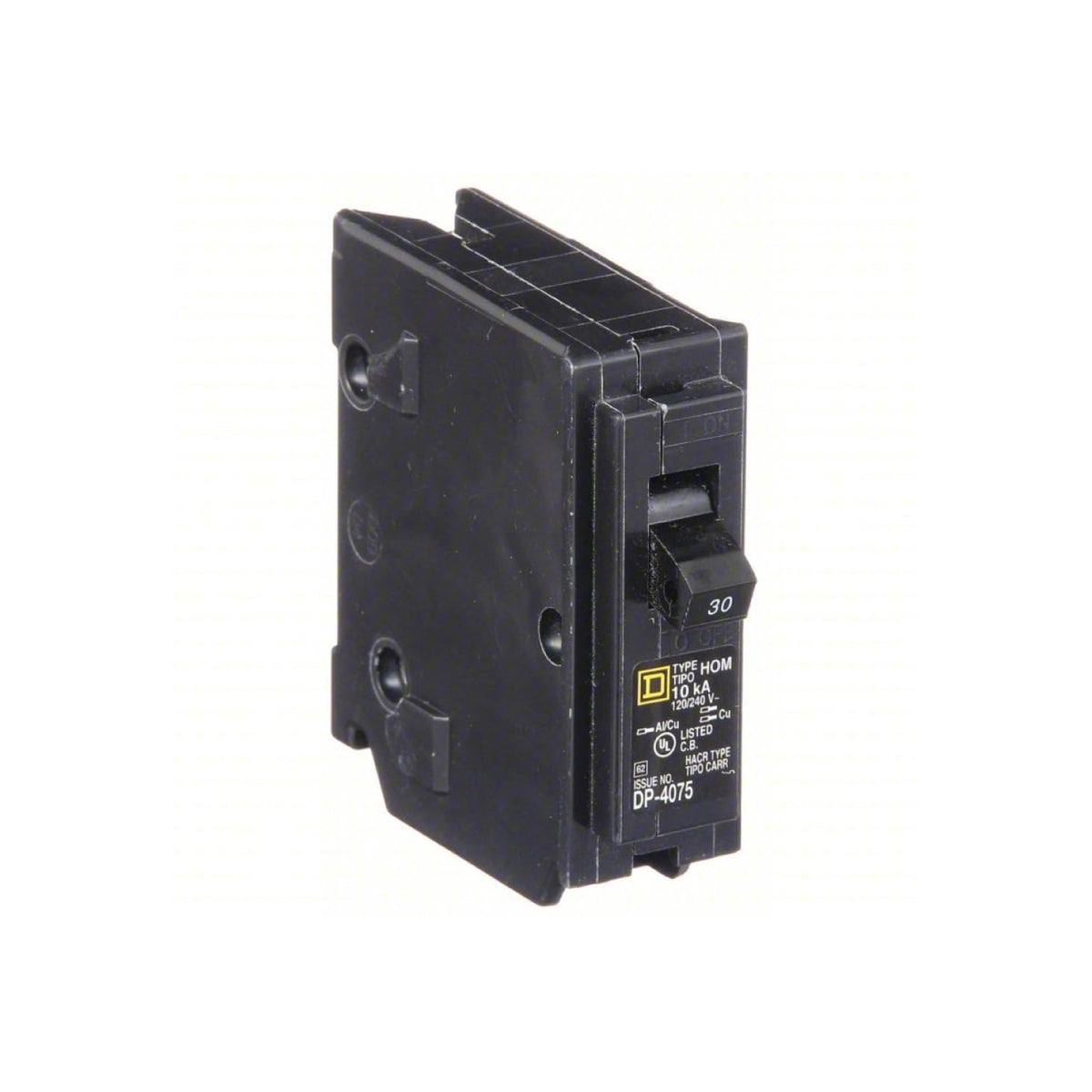 Interruptor Enchufable Homeline 1 Polo 30 A Square D Schneider Electric HOM130