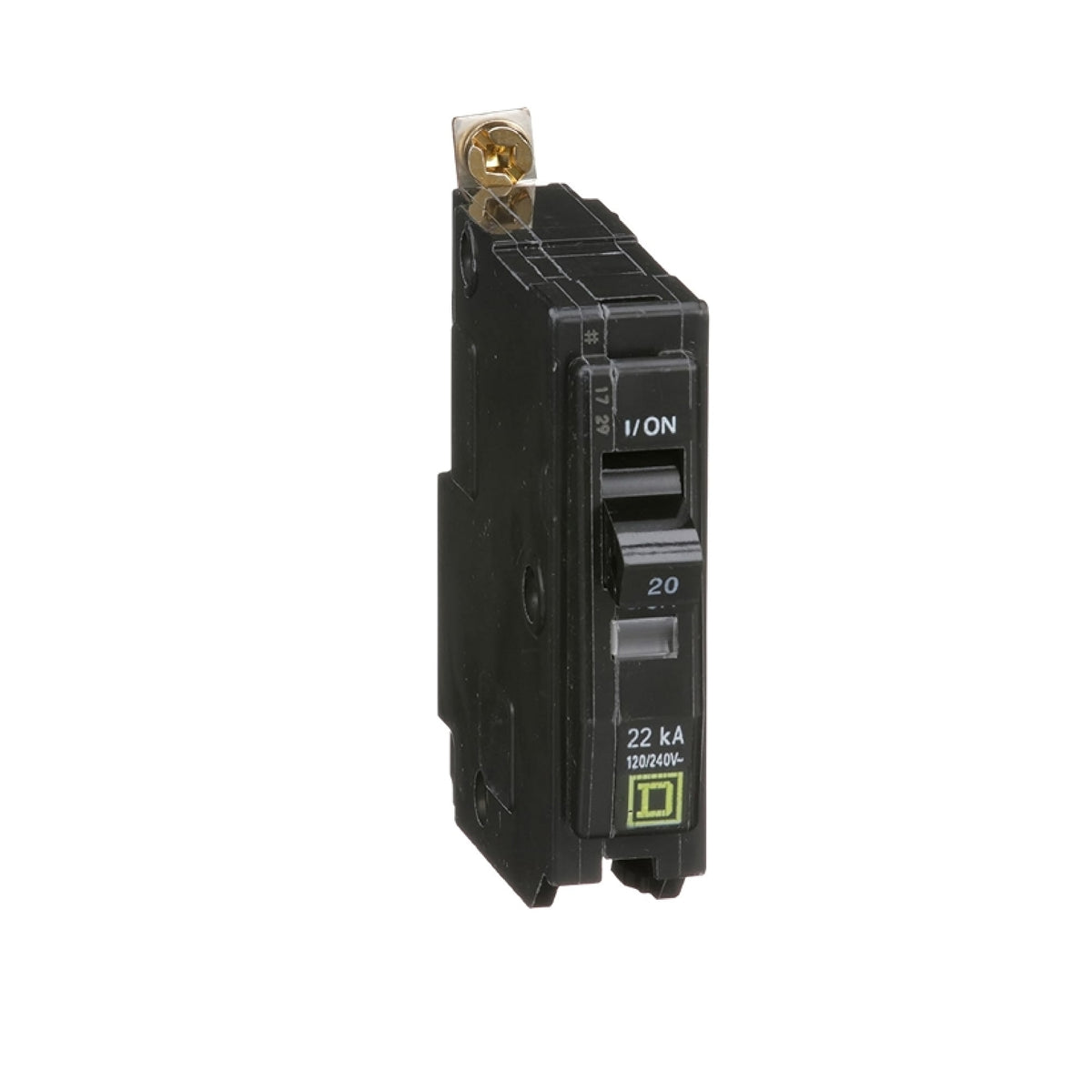 Interruptor Termomagnético 1 Polo 20 A Atornillable Schneider Electric QOB120VH