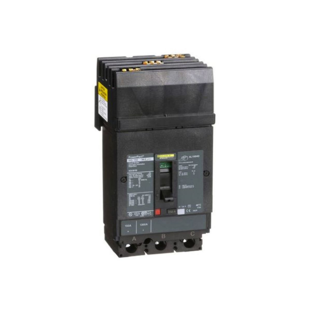 Interruptor Termomagnético Power Pact H 3P 150 A I-Line Schneider Electric HGA36150