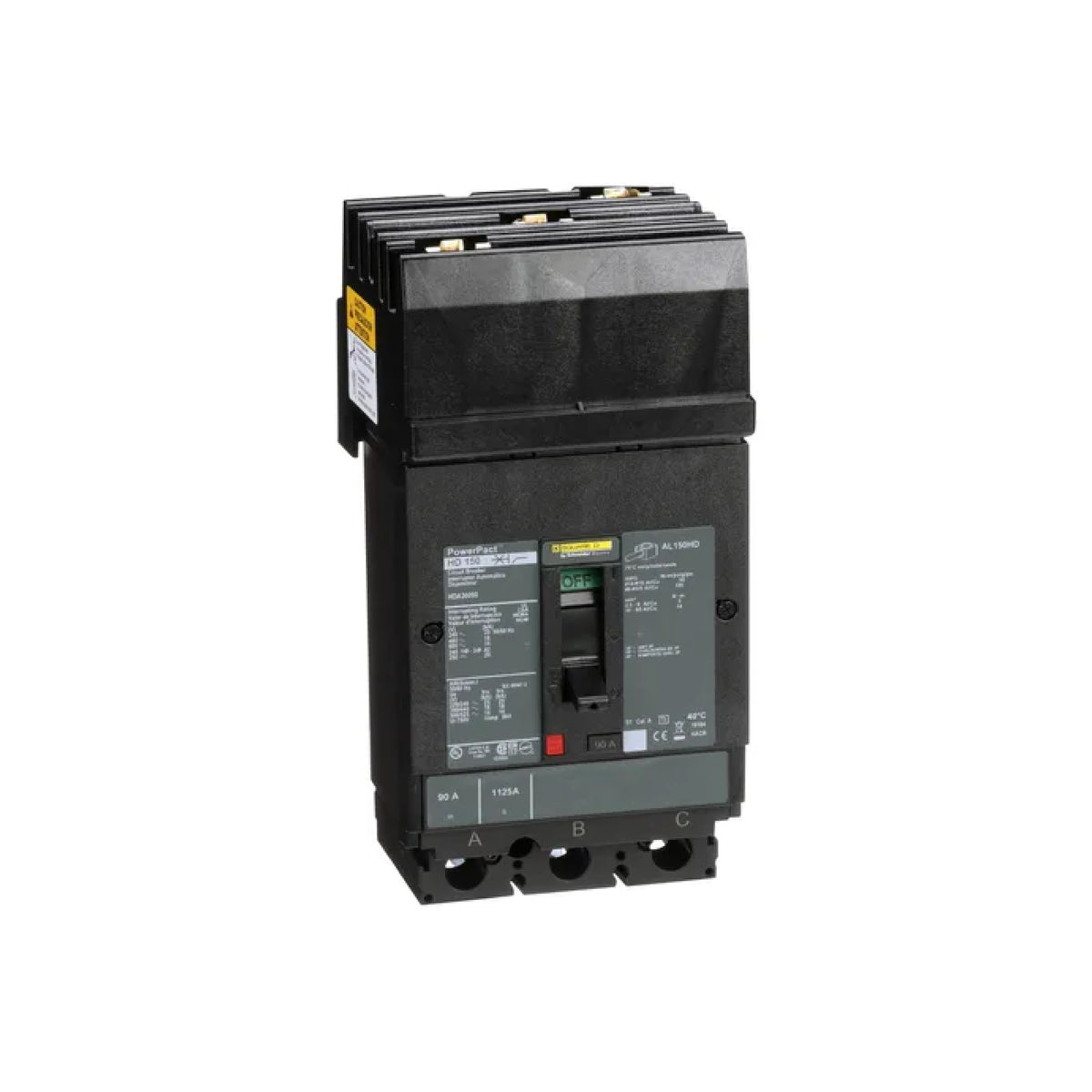 Interruptor Termomagnético Power Pact H 3P 90 A I-Line Schneider Electric HDA36090