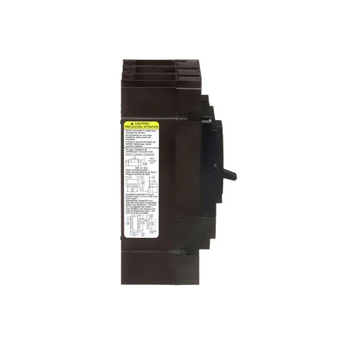 Interruptor Termomagnético Power Pact J 3P 225 A con Zapatas Schneider Electric JDL36225
