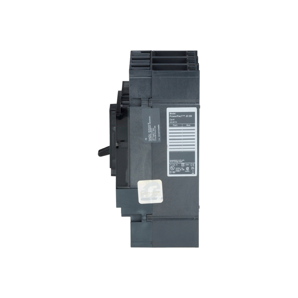 J 18 kA 2 P 600V 175A Schneider Electric JDL26175