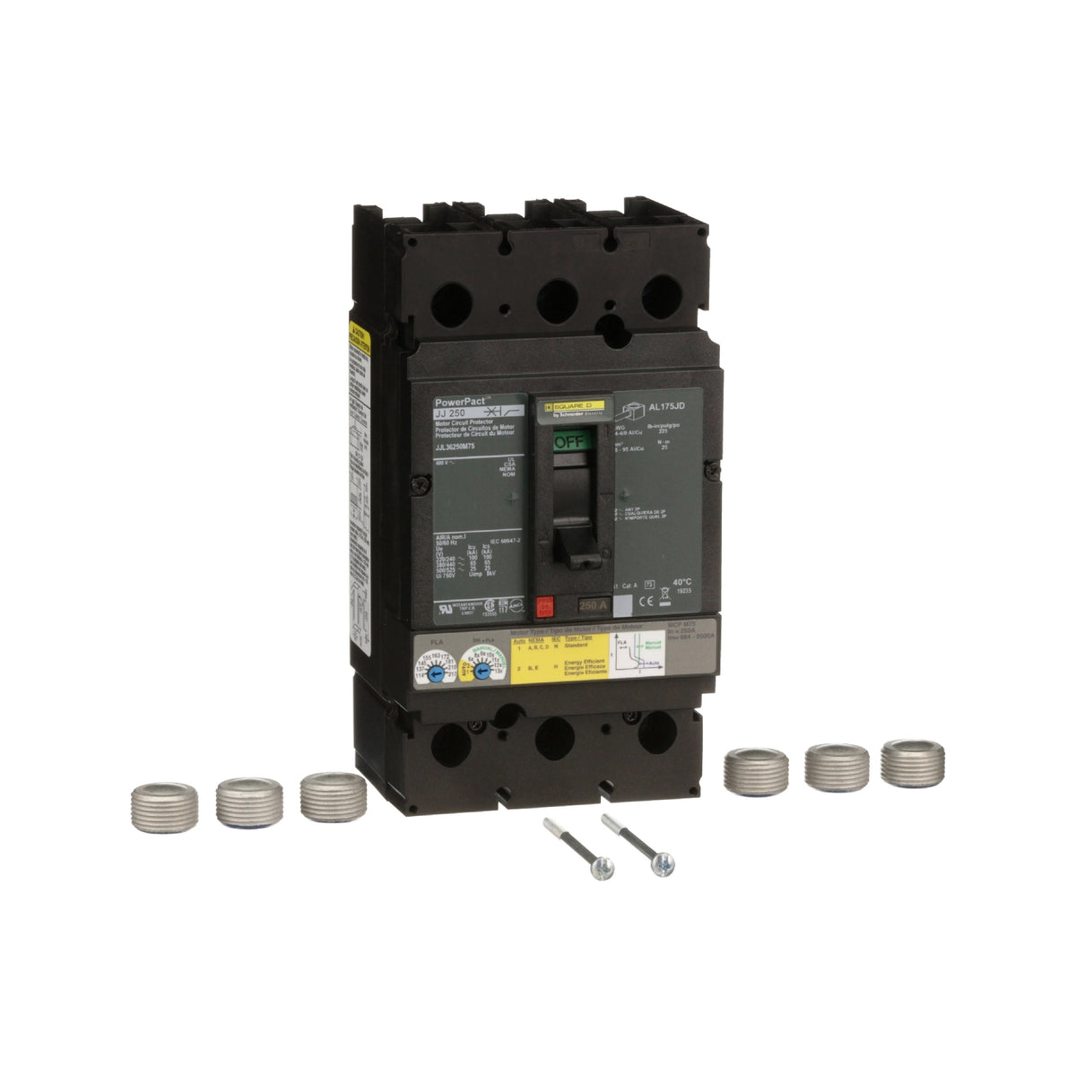 J 65 kA 3 P 250A Mcp Schneider Electric JJL36250M75