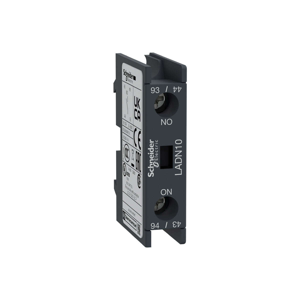Tesys D-Bloque de Contactos Aux-1 Na-Conexión por Tornillo Schneider Electric LADN10