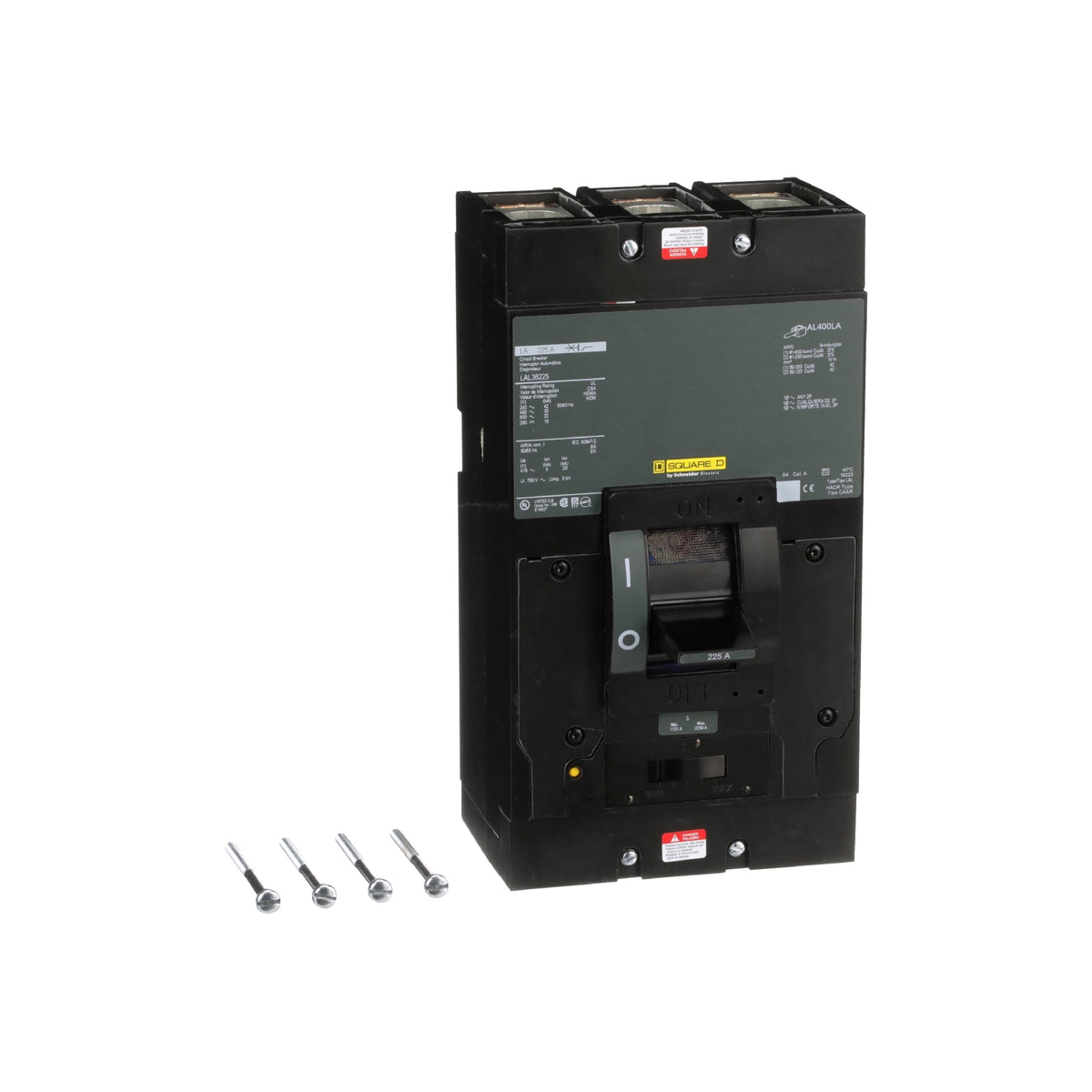 L 3 P 600V 225A Zapatas Schneider Electric LAL36225