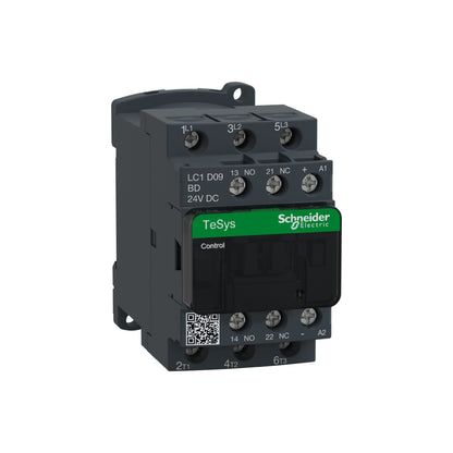 Tesys D-Contactor-3 P AC-3-<=440 V 9 A-Bobina 24 V Cd- Antiparasitado Schneider Electric LC1D09BD
