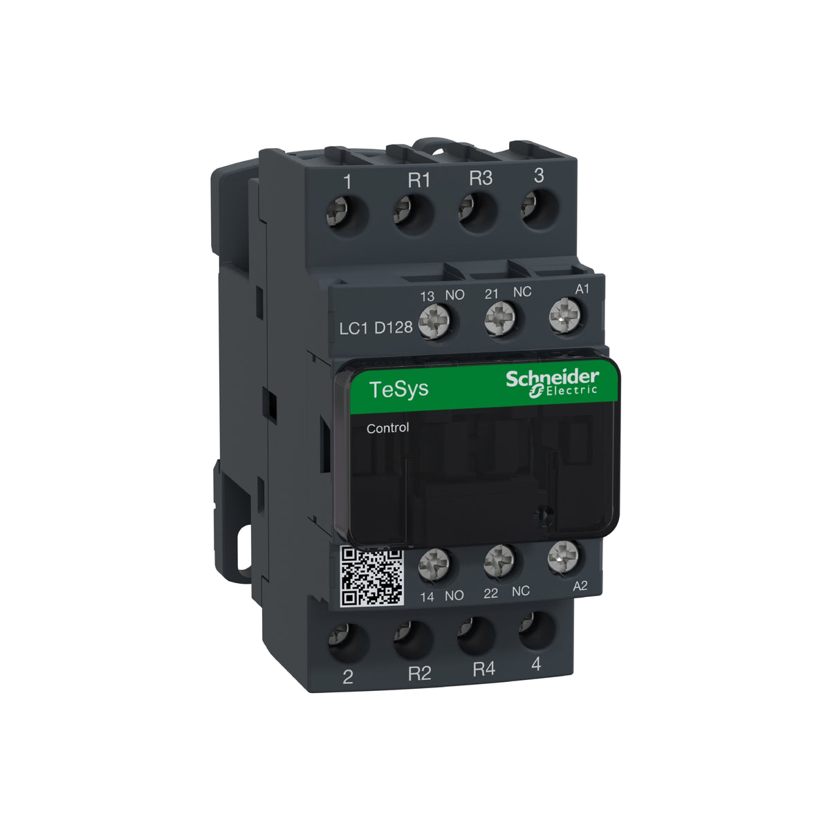 Tesys D Contactor-4 P(2 NO + 2 Nc)-AC-1-<= 440 V 25 A-110 V AC Coil Schneider Electric LC1D128F7