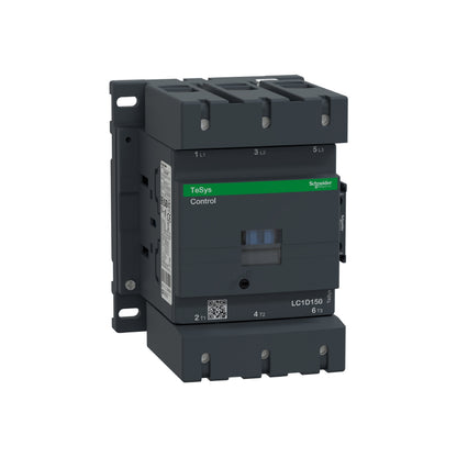 Contactor Tesysd de 150A, 440V, 3 Polos, 3 Fases, Bobina de 110V Schneider Electric LC1D150F7