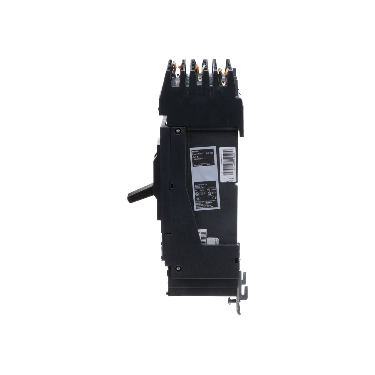 Interruptor Electrónico Powerpact L, de 600A, 3 Polos, 18 kA a 600V, I-Line, 3.3s Lsi Schneider Electric LGA36600U33X