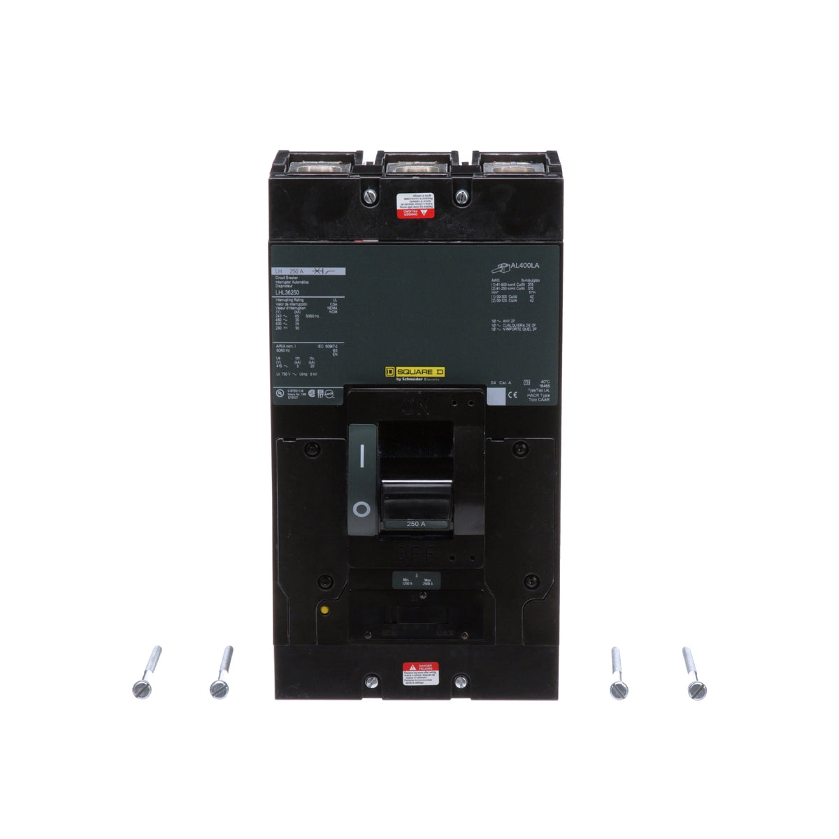 L 3 P 600V 300A Zapatas Schneider Electric LHL36250