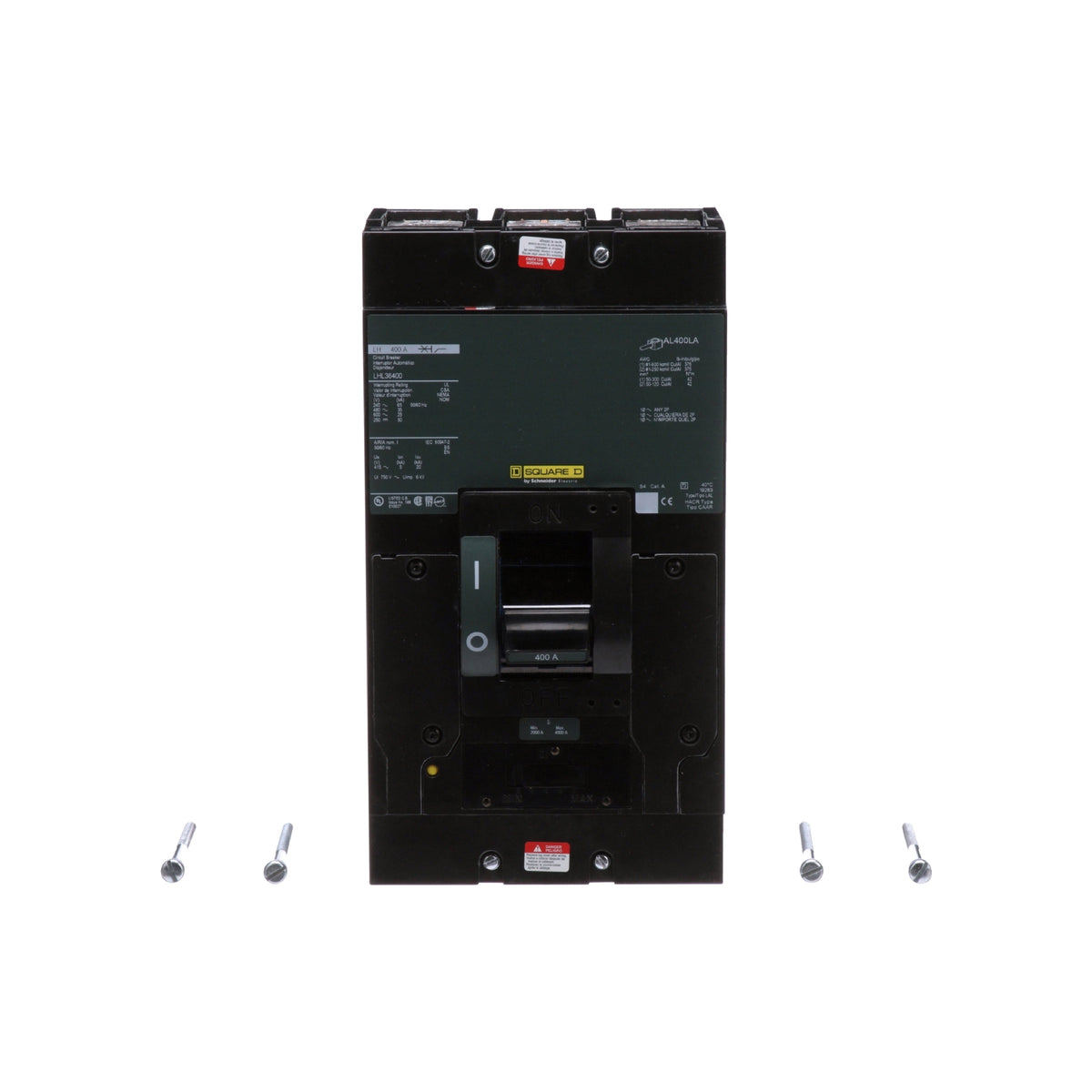 L 3 P 600V 400A Zapatas Schneider Electric LHL36400