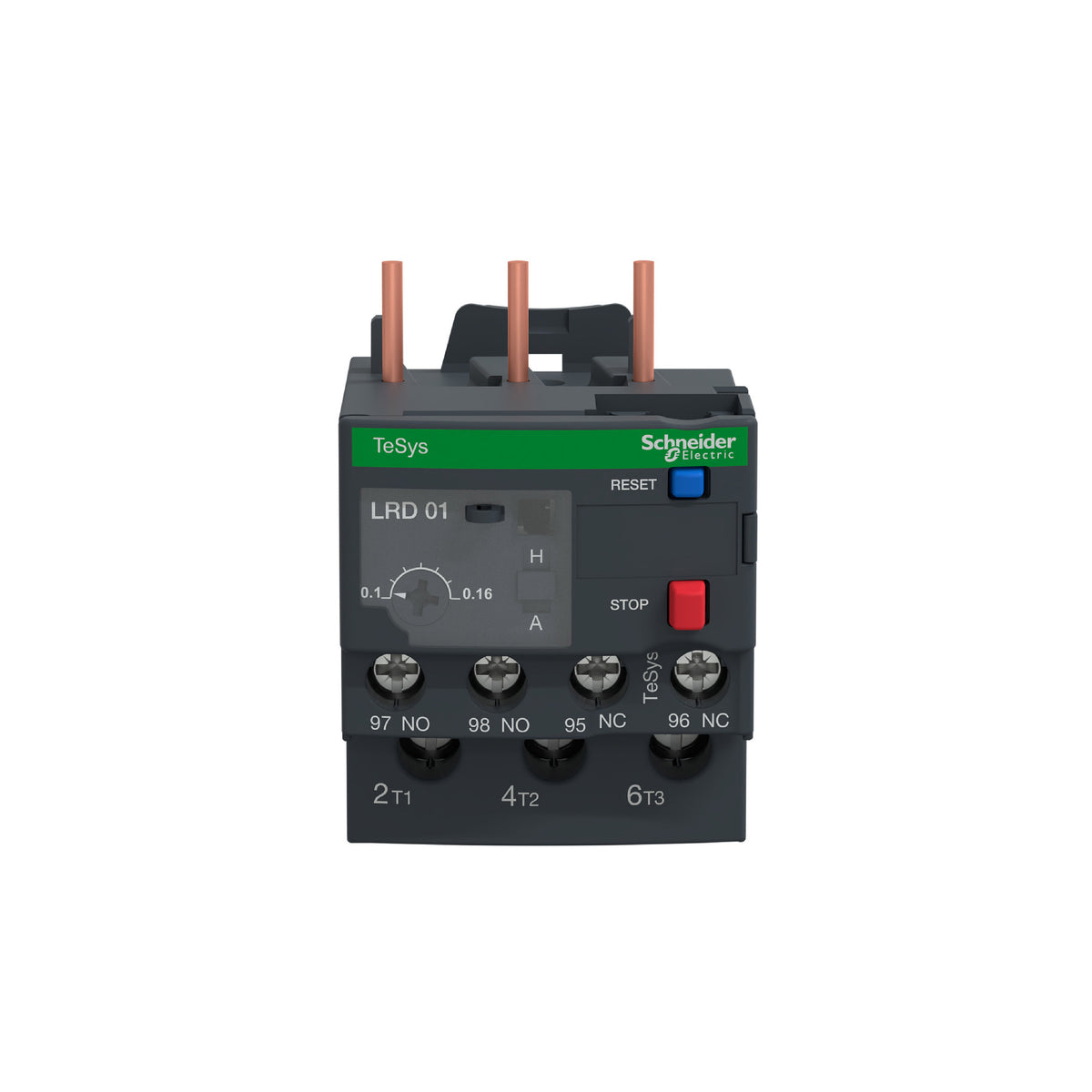 Tesys D-Relevador S de Protección Térmica-0,1...0,16 A-Clase 10A Schneider Electric LRD01