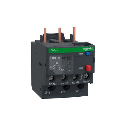 Tesys D-Relevador S de Protección Térmica-0,16...0,25 A-Clase 10A Schneider Electric LRD02