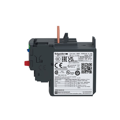 Tesys D-Relevador S de Protección Térmica-1...1,6 A-Clase 10A Schneider Electric LRD06