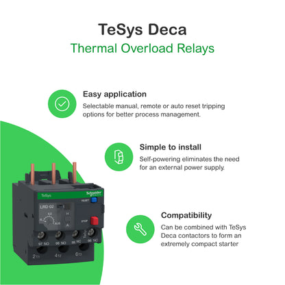 Tesys D-Relevador S de Protección Térmica-4...6 A-Clase 10A Schneider Electric LRD10