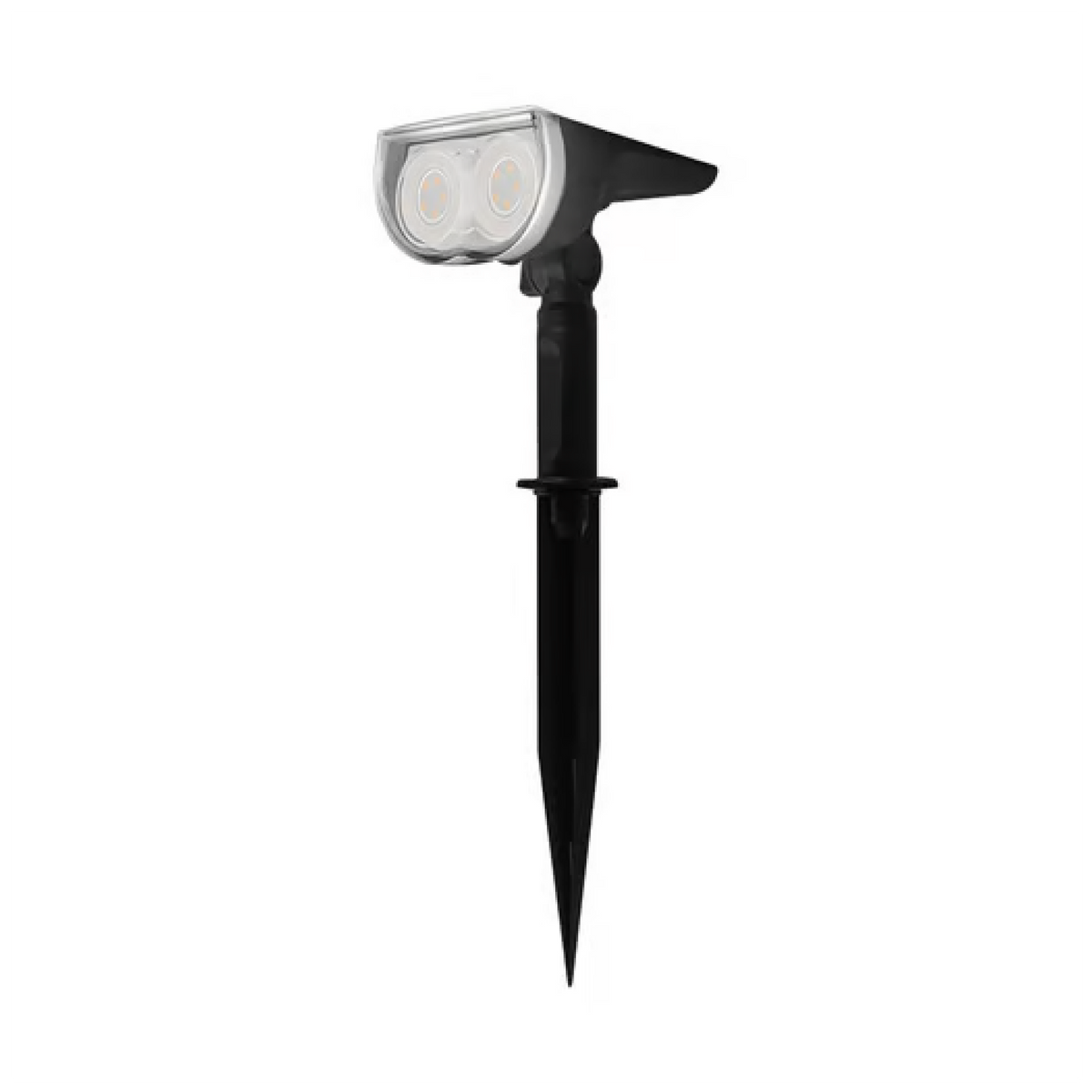 Lámpara Solar LED tipo Estaca 2W Luz Cálida IP65 Negro Tecnolite