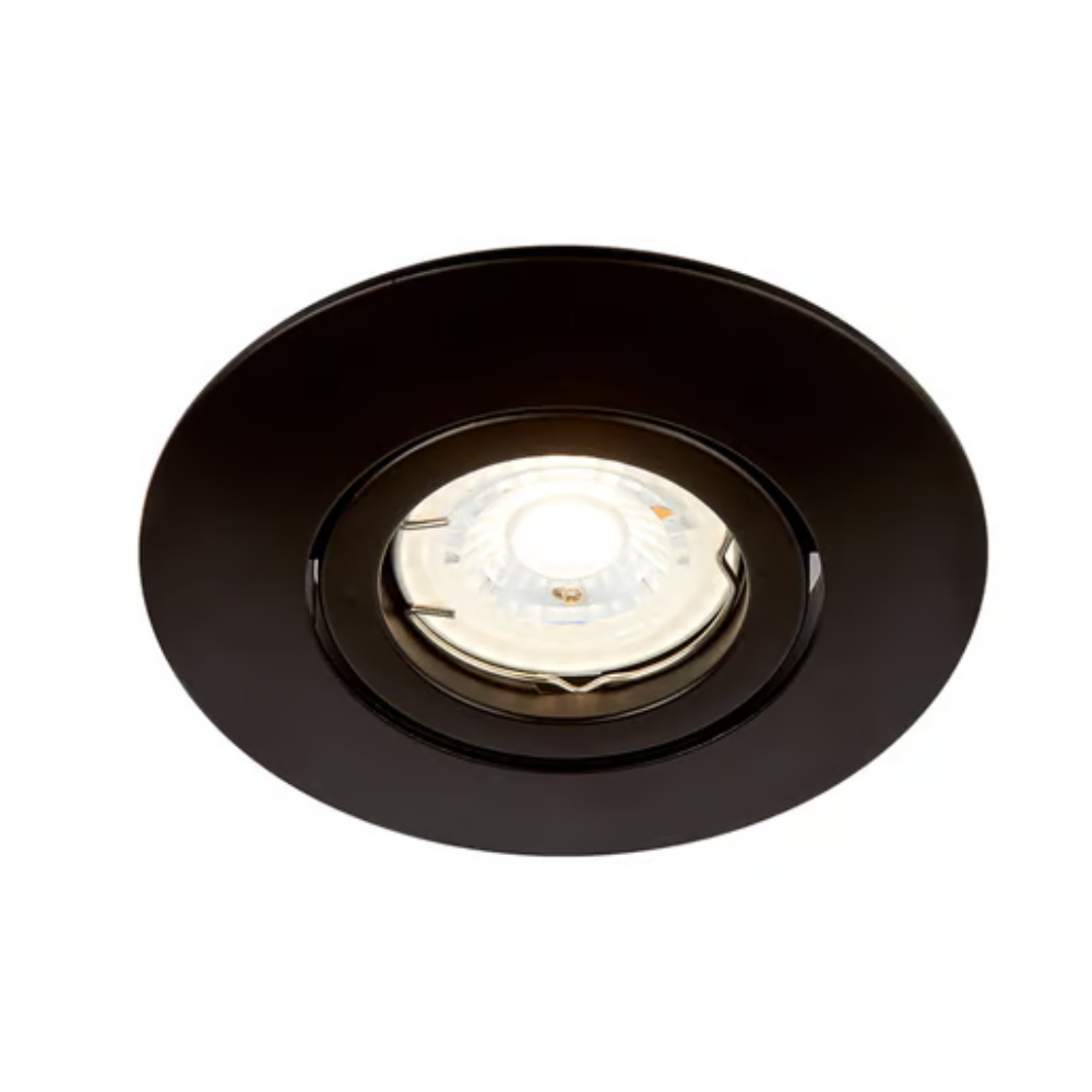 Lámpara de Techo LED Empotrable para Interior Base GX5.3 Negro 50W Tecnolite