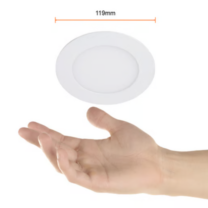 Lámpara de Techo LED Empotrable para Interior Luz Cálida 6W Blanco Tecnolite