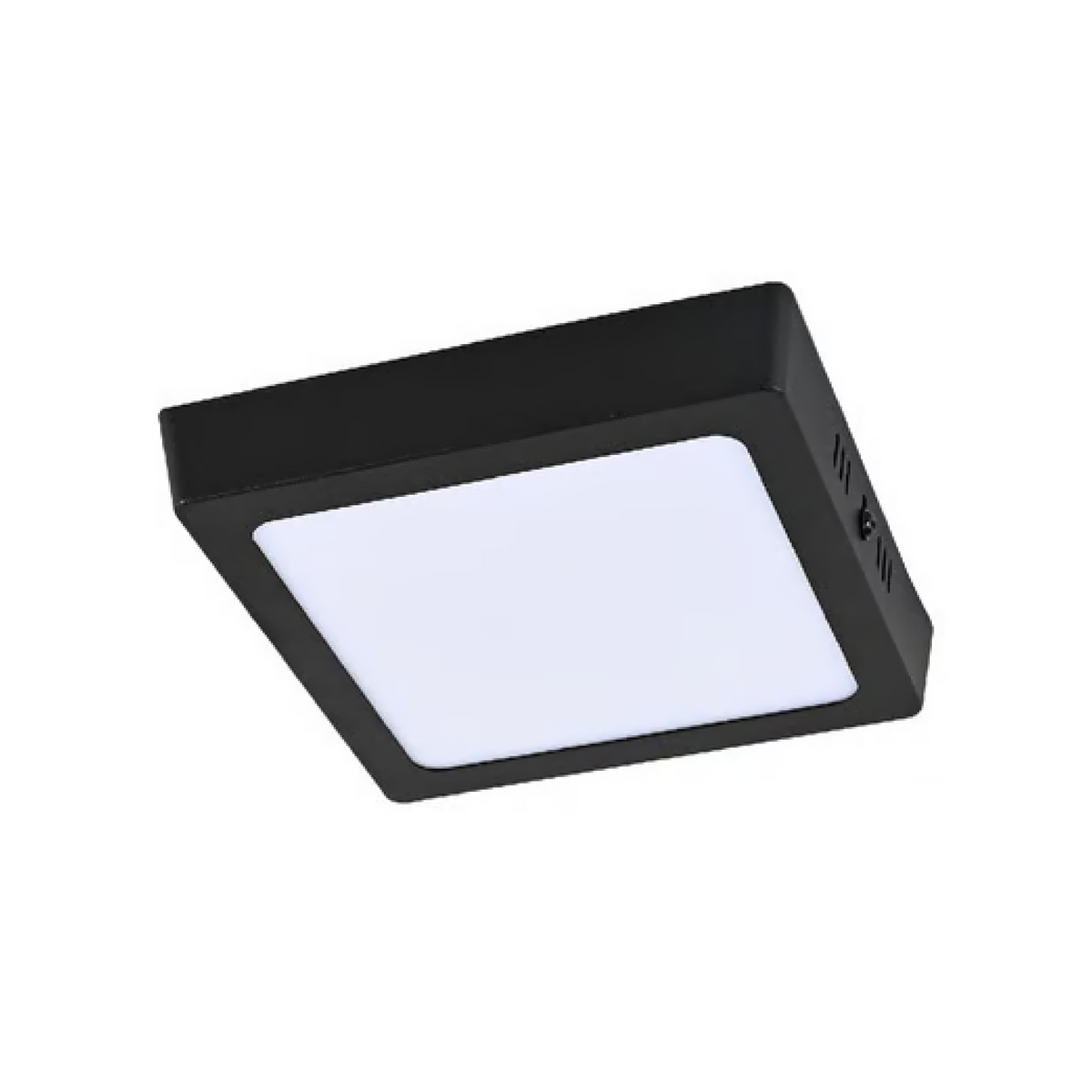 Lámpara de Techo LED Tipo Plafón Luz Fría 12W Negro Tecnolite