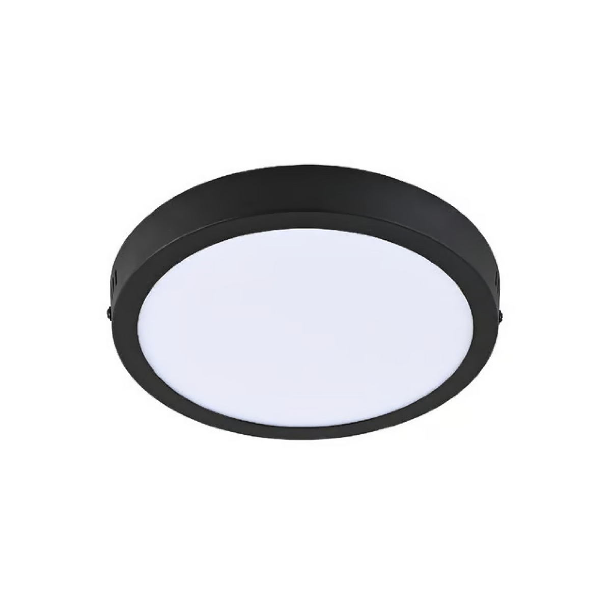 Lámpara de Techo LED Tipo Plafón Luz Fría 18W Negro Tecnolite