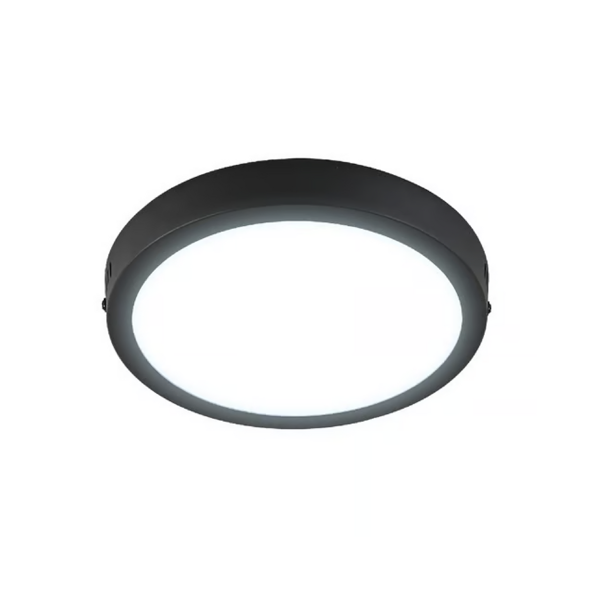 Lámpara de Techo LED Tipo Plafón Luz Fría 18W Negro Tecnolite