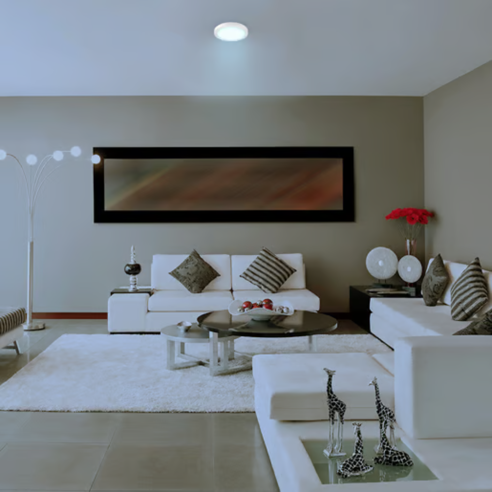 Lámpara de Techo LED Tipo Plafón para Interior Luz Fría 24W Blanco Tecnolite