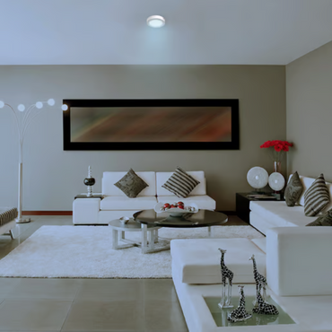 Lámpara de Techo LED Tipo Plafón para interior Luz Fría 12W Blanco Tecnolite