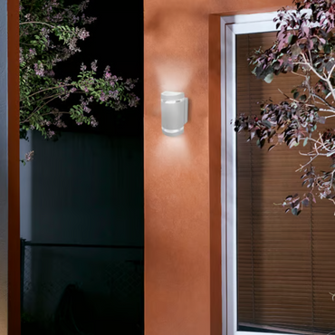 Lámpara de pared exterior (GU10 x2) Satinado 12W Tecnolite