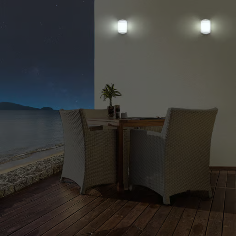 Lámpara de pared tipo arbotante E27 Satinado 15W Tecnolite