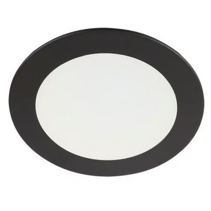Lámpara de techo LED Empotrable para interior Luz Cálida 11W Negro Tecnolite